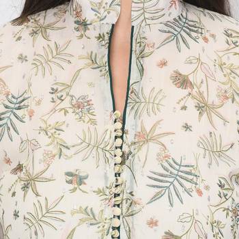 White printed chiffon ethnic-kurtis 5