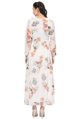 White printed georgette ethnic-kurtis 4