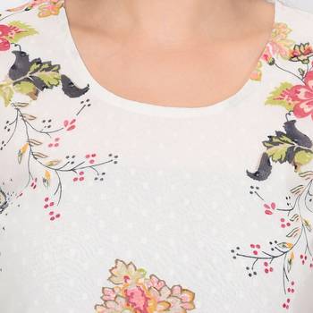 White printed georgette ethnic-kurtis 5