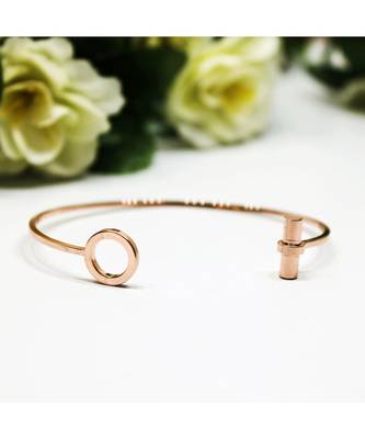Alicia Everyday Silver Bangle Bracelet 1
