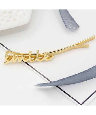Smile golden hairpin 2