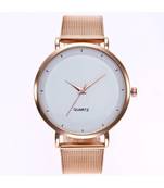 Iola Golden-White Glam Watch