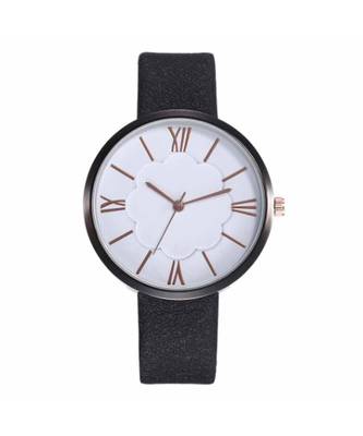 Ahsa Floral Black-White Watch 1