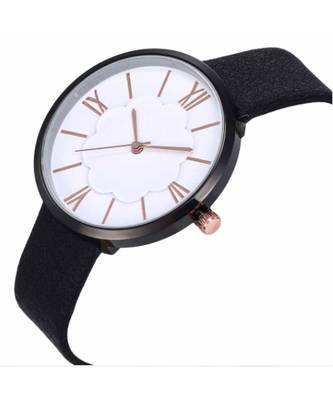 Ahsa Floral Black-White Watch 2