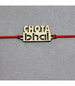 Chota Bhai Gold Red Rakhi