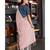 Offwhite With Faded Red And Black Graded Striped Cotton Saree