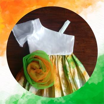 tricolor Art silkcolor lehenga 3