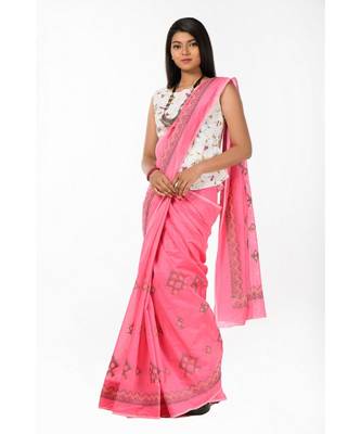 Paint the town pink Wrap in 1 Minute saree 2