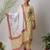 Yellow Ekani cotton Kurta,Pant And Dupatta Set of three
