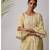 Yellow Ekani cotton Kurta,Pant And Dupatta Set of three