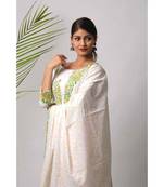 White Hina cotton Dupatta