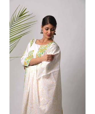 White Hina cotton Dupatta 2