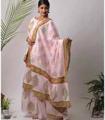 pink Gulabo cotton Dupatta