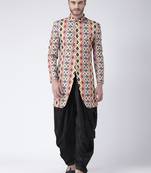 Multicolor Printed Polyester Stitched Indo Western Dresses