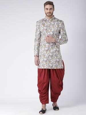 Multicolor Printed Polyester Stitched Indo Western Dresses 1