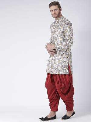 Multicolor Printed Polyester Stitched Indo Western Dresses 2