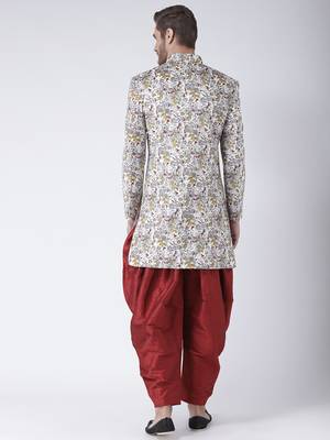 Multicolor Printed Polyester Stitched Indo Western Dresses 4