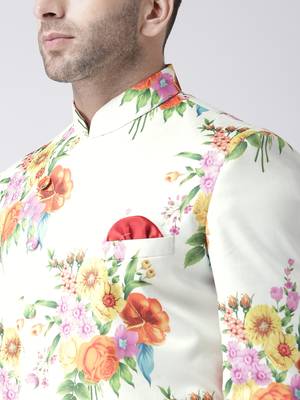 Multicolor Printed Polyester Stitched Indo Western Dresses 5