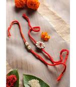 Handmade Floral Rakhis - Set Of 2