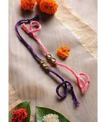 Handmade Kundan Work Rakhis - Set Of 2