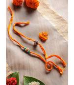 Handmade Kundan And Markasite Rakhis - Set Of 2