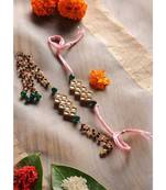 Handmade Kundan Work Rakhi And Lumba Set