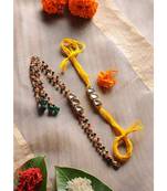 Handmade Kundan Work Rakhi And Lumba Set