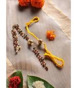 Handmade Beaded Rakhi And Lumba Set