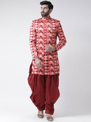 Multicolor Printed Polyester Stitched Indo Western Dresses 1