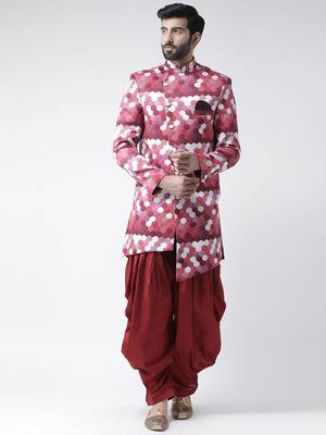 Multicolor Printed Polyester Stitched Indo Western Dresses 1