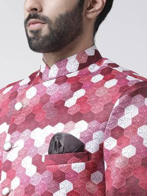 Multicolor Printed Polyester Stitched Indo Western Dresses 5