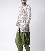 Multicolor Printed Polyester Stitched Indo Western Dresses