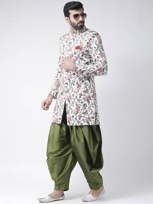 Multicolor Printed Polyester Stitched Indo Western Dresses 2