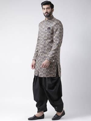 Multicolor Printed Polyester Stitched Indo Western Dresses 2