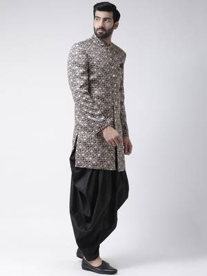 Multicolor Printed Polyester Stitched Indo Western Dresses 3
