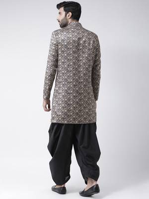 Multicolor Printed Polyester Stitched Indo Western Dresses 4