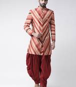 Multicolor Printed Polyester Stitched Indo Western Dresses