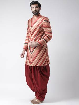 Multicolor Printed Polyester Stitched Indo Western Dresses 2