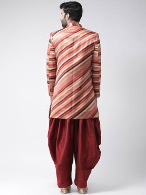 Multicolor Printed Polyester Stitched Indo Western Dresses 4