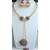 Beautiful Blue Rudhra Balls Designer Necklace Set