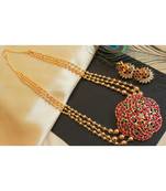 Beautiful Kemp Green Designer Necklace Set