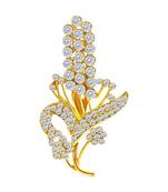 Gold brooch
