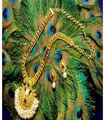 Georgeous  Gold Plated  Multicolour Necklace Set