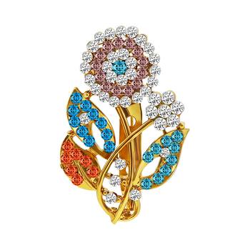 Gold brooch 1