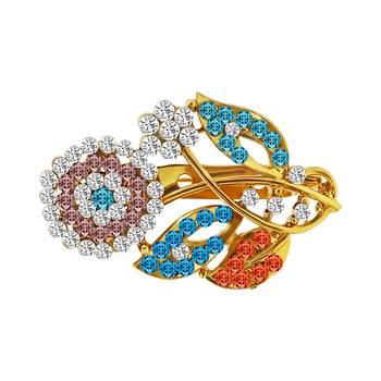 Gold brooch 3