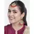 Traditional Gold Plated Pearl & Kundan Maang Tikka With Earring Set