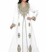 Dubai Kaftan Women Dress Long Gown Farasha Morocco Wear