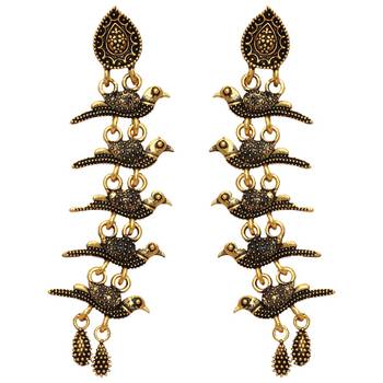 Gold Danglers Drops 1