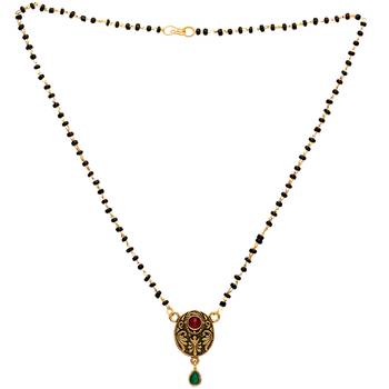 Maroon Mangalsutra 1