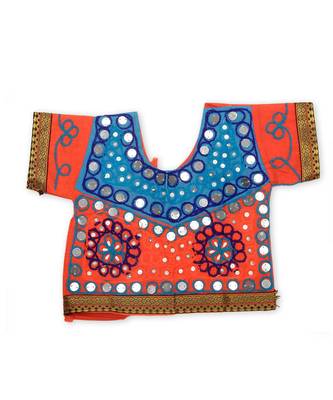 Orange Girls Chaniya Choli 6